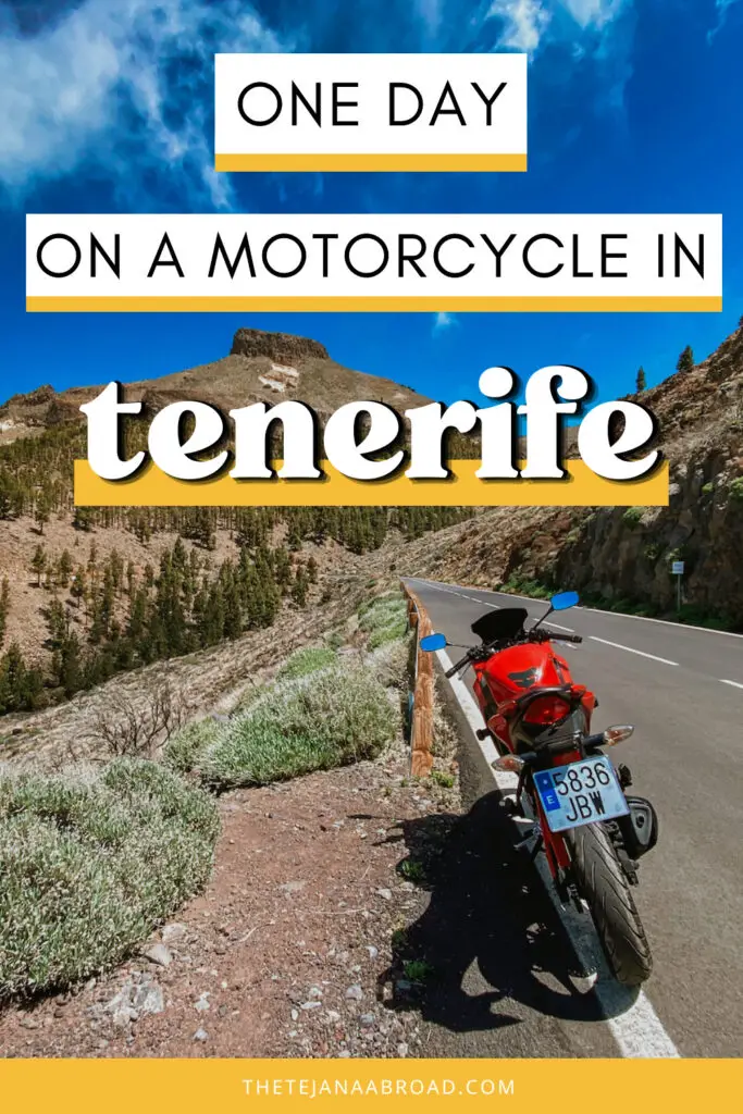 repin: one day on a motorcycle in tenerife